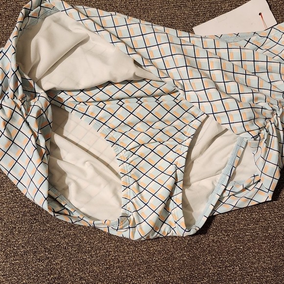 NWT Ann‎ Taylor Multicolor Skirt Bikini Bottom Women's XS - Picture 2 of 3